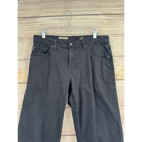 AG Adriano Goldschmied Protege Straight Leg Jeans Mens 33x34 Black Stretch - Picture 3 of 13